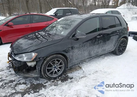 2017 Volkswagen Golf Tsi Wolfsburg Edition 4-Door z USA, uszkodzony, nr VIN 3VW217AU9HM009883